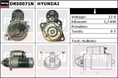 Стартер REMY DRS0071N