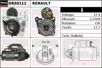 Стартер REMY DRS0111