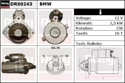 Стартер REMY DRS0243