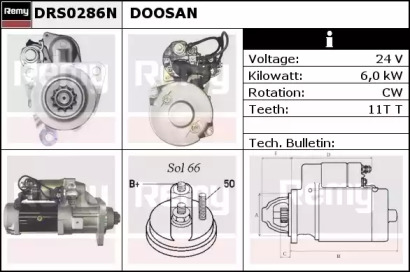 Стартер REMY DRS0286N