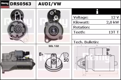 Стартер REMY DRS0563
