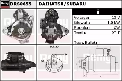 Стартер REMY DRS0655