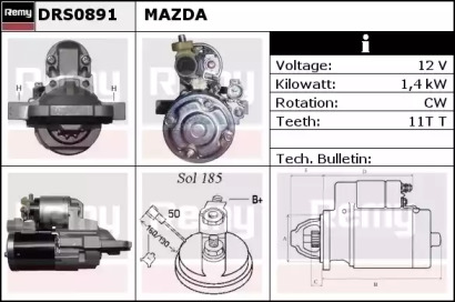 Стартер REMY DRS0891