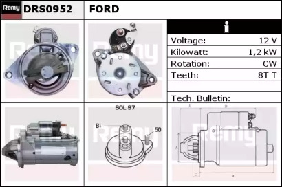 Стартер REMY DRS0952