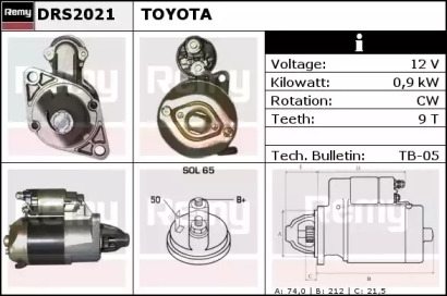 Стартер REMY DRS2021