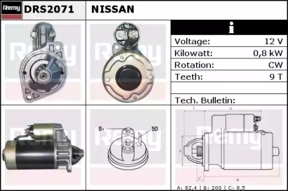 Стартер REMY DRS2071