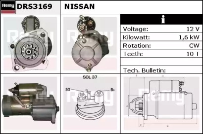 Стартер REMY DRS3169