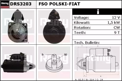 Стартер REMY DRS3203