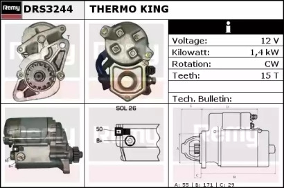 Стартер REMY DRS3244