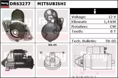 Стартер REMY DRS3277