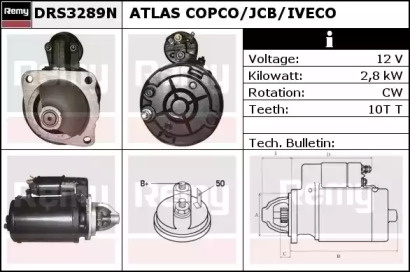 Стартер REMY DRS3289N