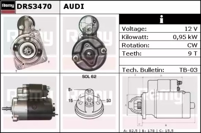 Стартер REMY DRS3470
