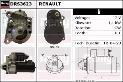 Стартер REMY DRS3623