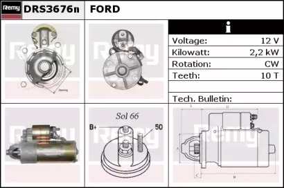 Стартер REMY DRS3676N