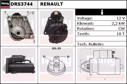 Стартер REMY DRS3744