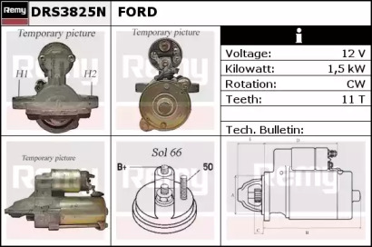 Стартер REMY DRS3825N