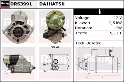 Стартер REMY DRS3991