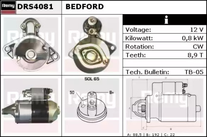 Стартер REMY DRS4081
