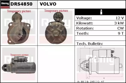 Стартер REMY DRS4850