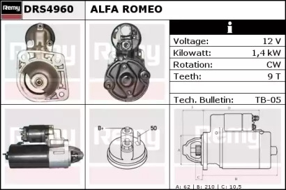 Стартер REMY DRS4960