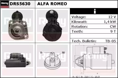 Стартер REMY DRS5630