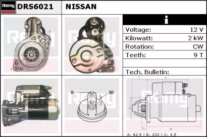 Стартер REMY DRS6021