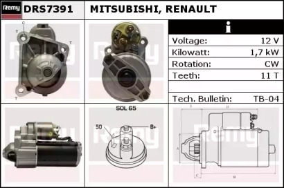 Стартер REMY DRS7391