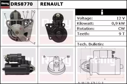 Стартер REMY DRS8770