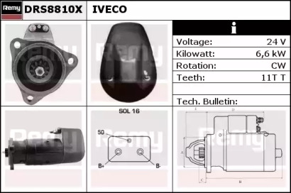 Стартер REMY DRS8810X