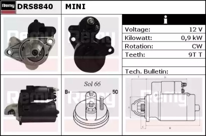 Стартер REMY DRS8840