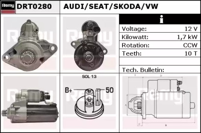 Стартер REMY DRT0280