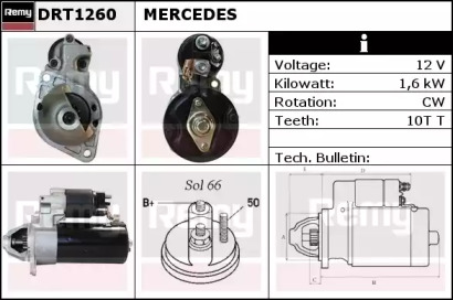 Стартер REMY DRT1260