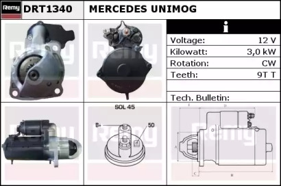 Стартер REMY DRT1340