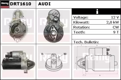 Стартер REMY DRT1610
