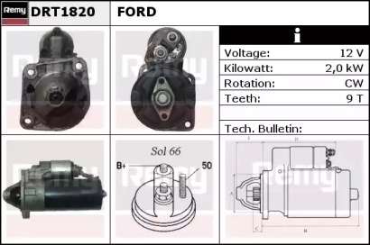 Стартер REMY DRT1820