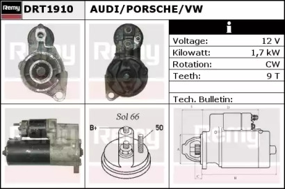 Стартер REMY DRT1910