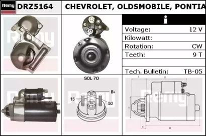 Стартер REMY DRZ5164