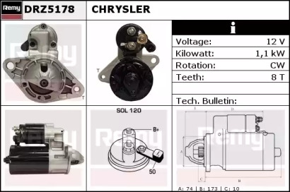 Стартер REMY DRZ5178