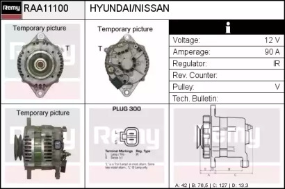 Генератор REMY RAA11100