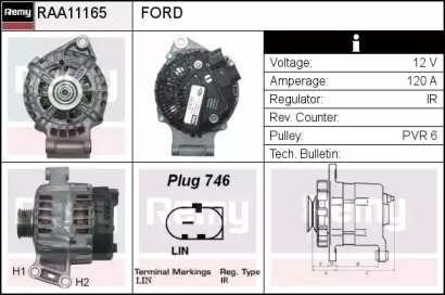 Генератор REMY RAA11165