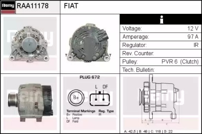 Генератор REMY RAA11178