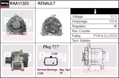 Генератор REMY RAA11303