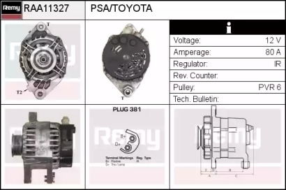 Генератор REMY RAA11327