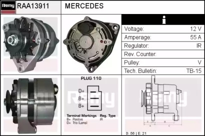 Генератор REMY RAA13911