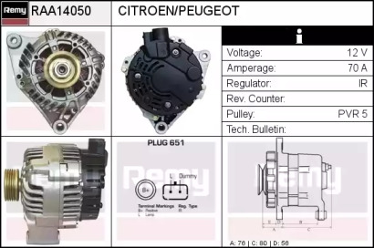 Генератор REMY RAA14050