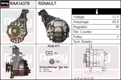 Генератор REMY RAA14376