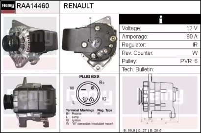 Генератор REMY RAA14460