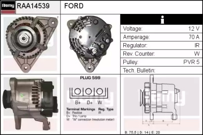 Генератор REMY RAA14539