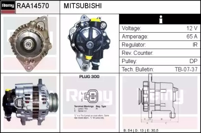 Генератор REMY RAA14570