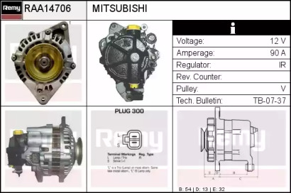 Генератор REMY RAA14706